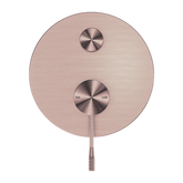 Opal Wall Shower Bath Mixer W/Divertor Brushed Bronze